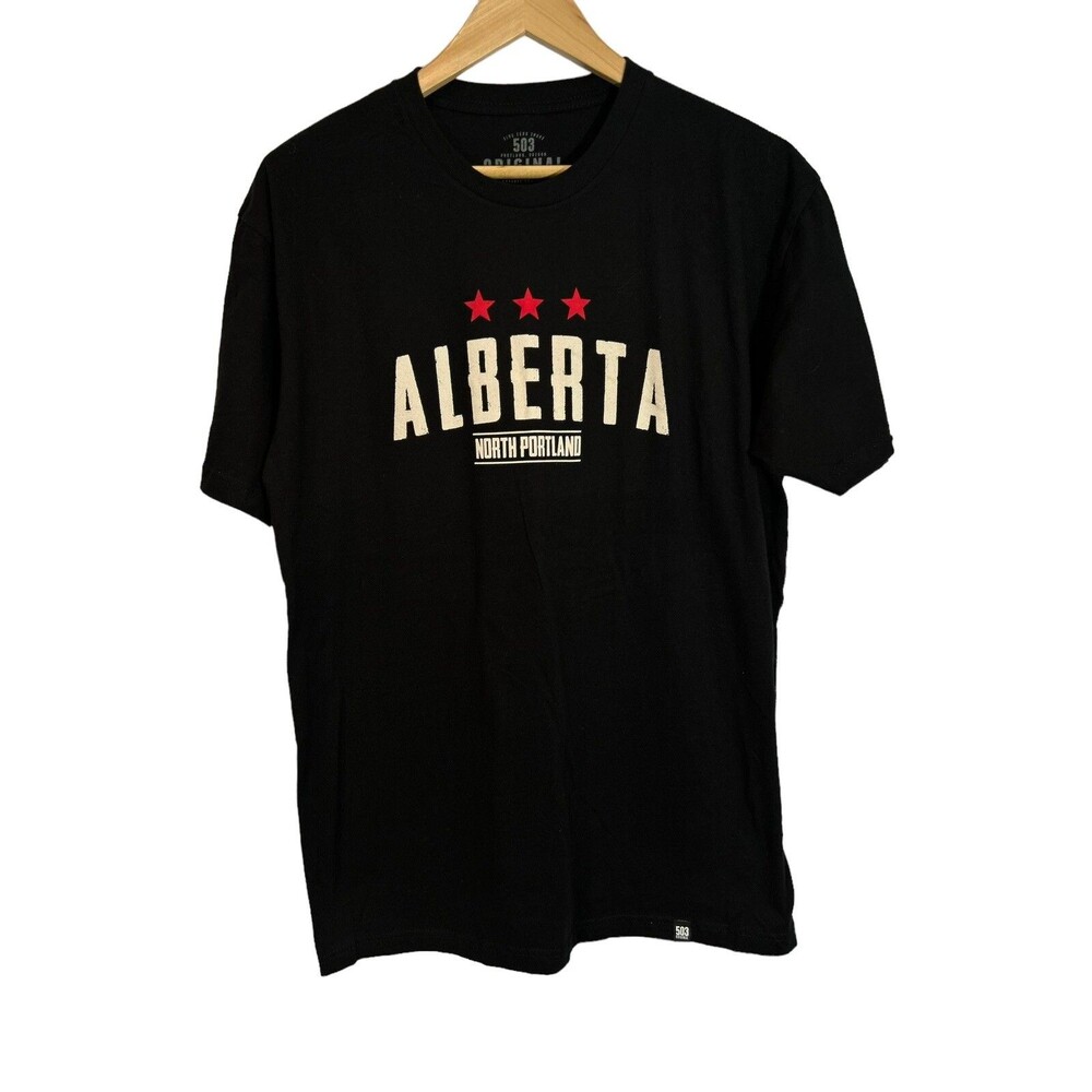 Portland Oregon Men's Alberta Graphic T Shirt - NWOT - Size Large